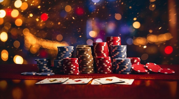 Pengguna memeriksa keamanan akun di ponsel